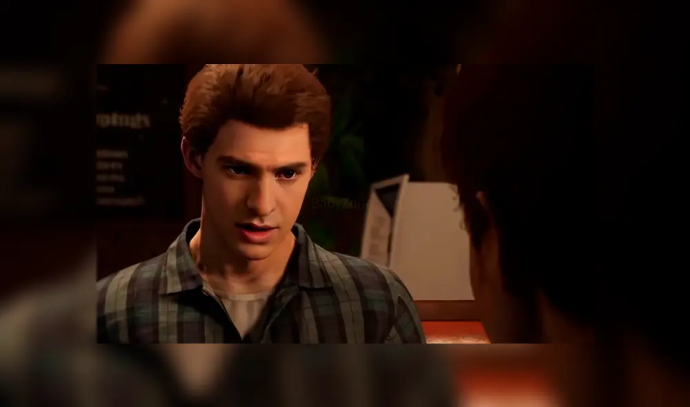 Andrew Garfield como Peter Parker en Marvel's Spider-Man: Fotocaptura: BabyZone.