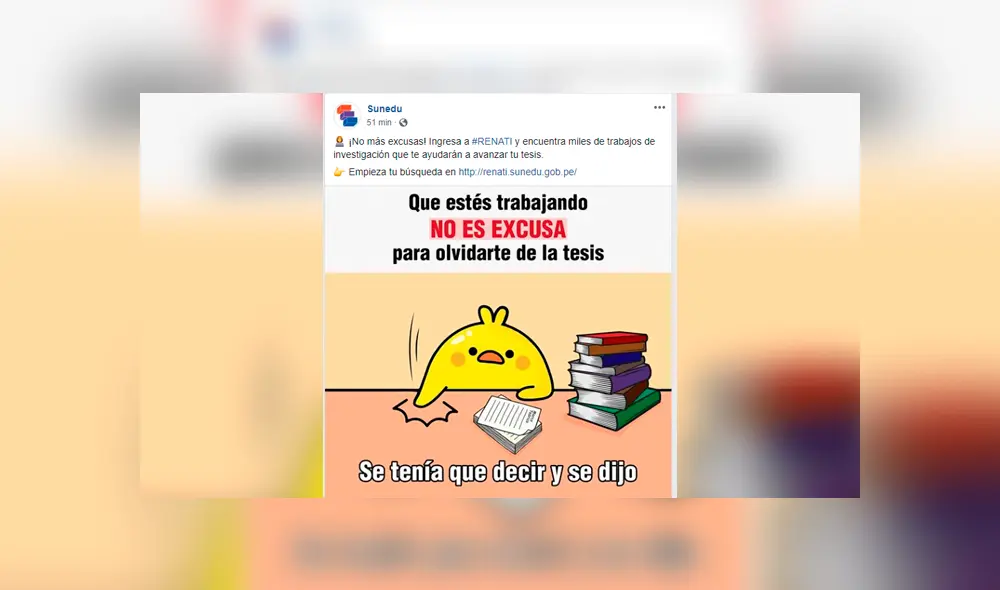 Facebook viral: Entidades del Estado aprovechan meme del pollito para crear reflexivos mensajes [FOTOS]