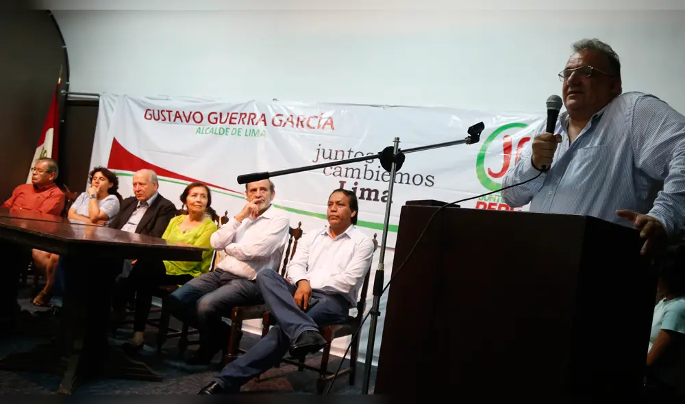 Gustavo Guerra García es precandidato para Lima en Juntos por el Perú