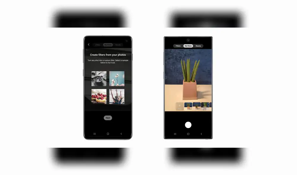 Nueva opción para crear filtros personalizados.
