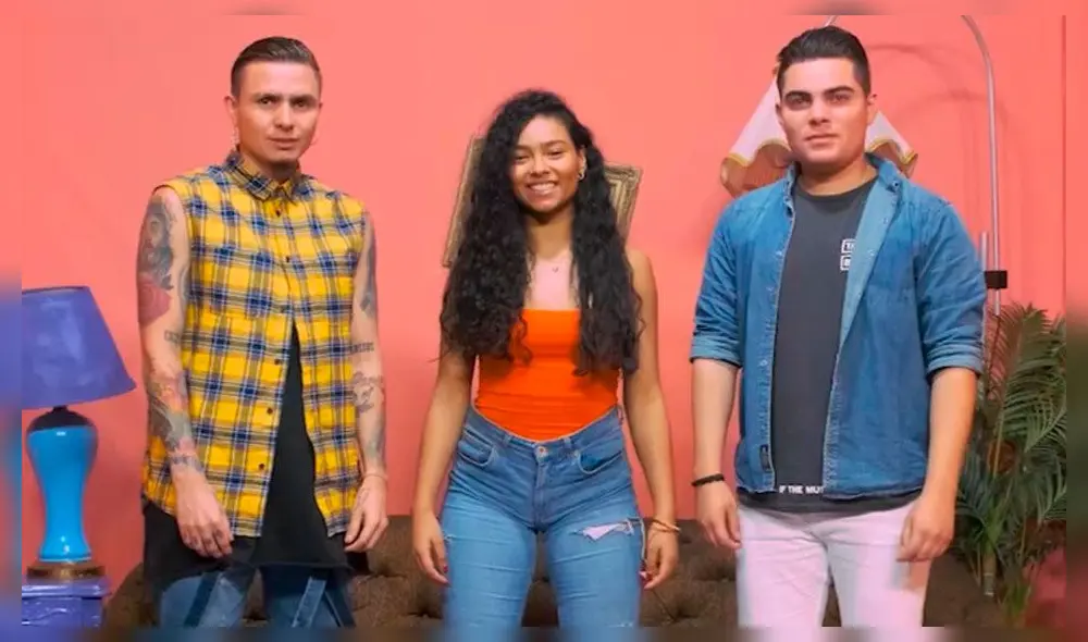 Farik Grippa, Ximena Peralta y Álvaro Rod protagonizan el videoclip de “Somos dos” versión salsa. Crédito: Instagram