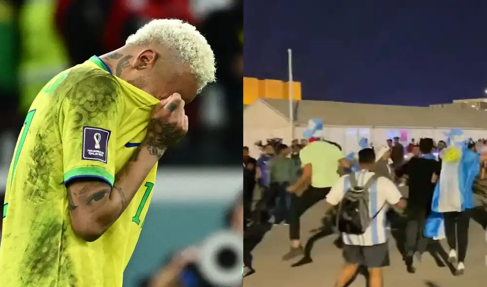 Neymar no logró patear ningún penal en la tanda ante Croacia. Foto: Composición LR/AFP/ESPN