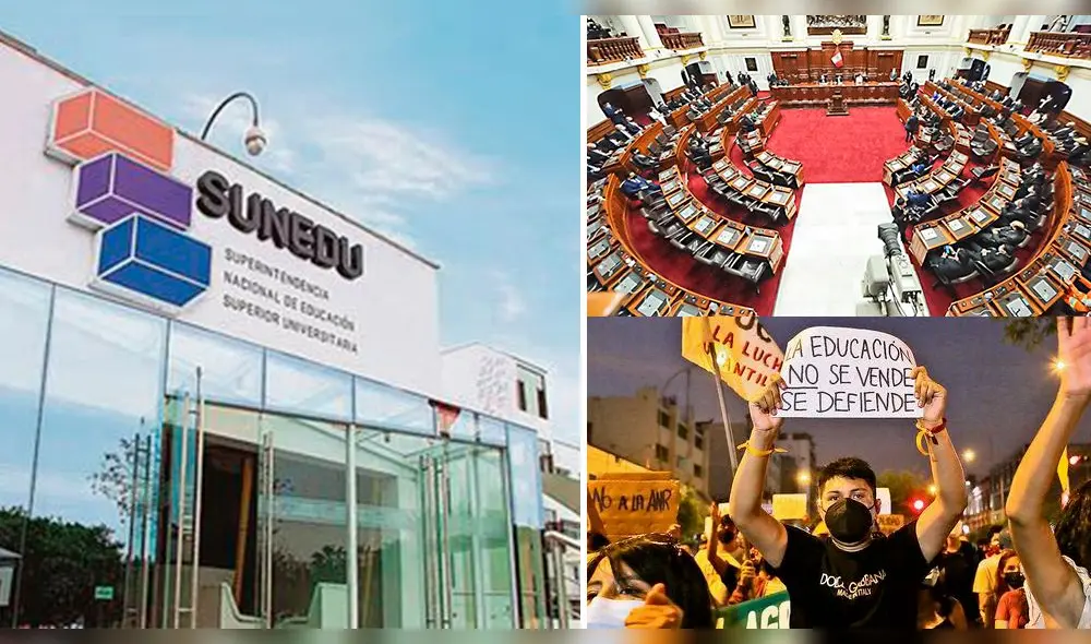 Sunedu: demanda del Congreso ante el TC fue admitida y ya tiene sentencia, sin embargo, la de la Defensoría aún no está ni en trámite. Foro Educativo enviará una nueva para dar pelea. Foto: composición LR/Sunedu/El Peruano/John Reyes / La República Sunedu: demanda del Congreso ante el TC fue admitida y ya tiene sentencia, sin embargo, la de la Defensoría aún no está ni en trámite. Foro Educativo enviará una nueva para dar pelea. Foto: composición LR/Sunedu/El Peruano/John Reyes / La República