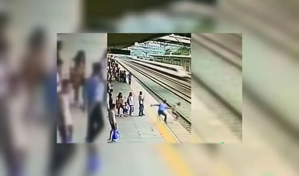 Facebook: empleado salva a mujer que intentaba suicidarse lanzándose a vías de tren Facebook: empleado salva a mujer que intentaba suicidarse lanzándose a vías de tren