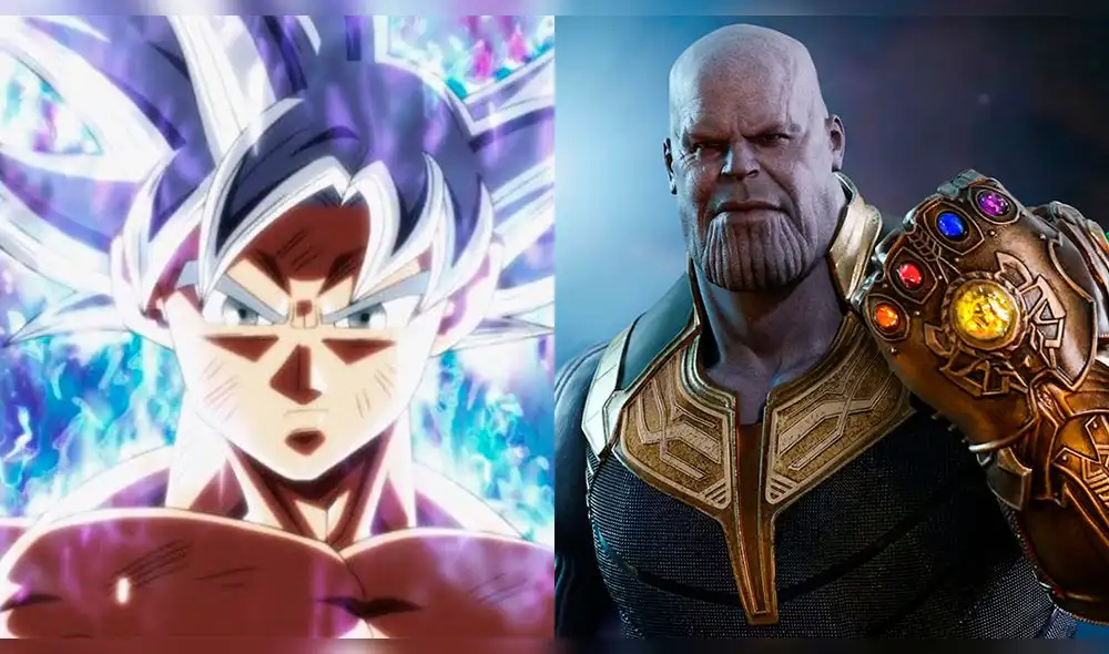 Así se vería una pelea entre Gokú y Thanos [FOTO]