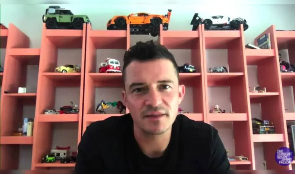 Orlando Bloom también habló sobre la expectativa que siente su primer hijo Flynn, ahora que se convertirá en hermano mayor. | Foto: Captura The tonight show