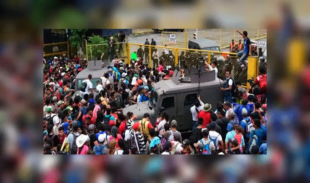 Caravana migrante anuncia huelga de hambre contra el gobierno mexicano Caravana migrante anuncia huelga de hambre contra el gobierno mexicano