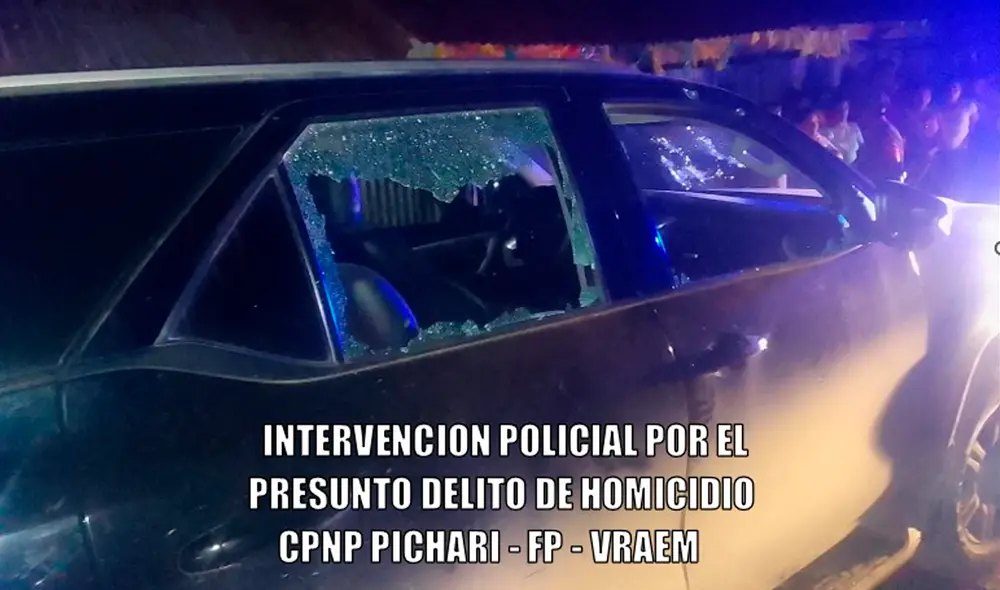 La camioneta en la que viajaban las víctimas fue inspeccionada por orden de la Fiscalía para realizar peritajes. Foto: La República