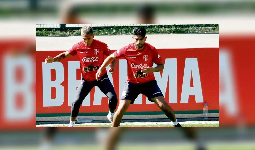 Calienta. Carlos Zambrano entrenó con normalidad y se mete al once del ‘Tigre’ Gareca.