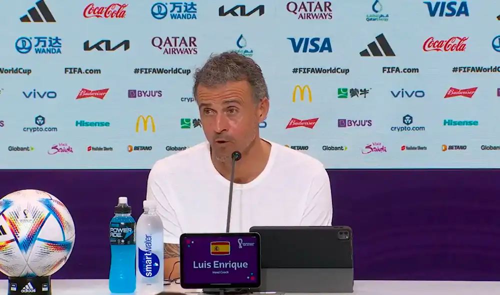 Luis Enrique cumple su segundo ciclo con la selección española. Foto: Captura Twitter @giraltpablo