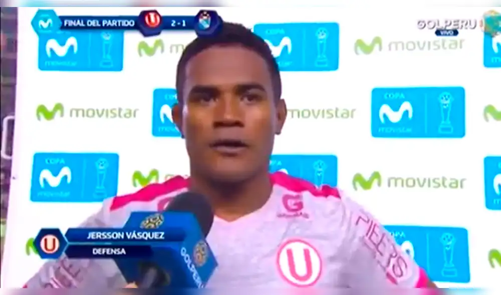 Universitario: la desmedida frase de Jersson Vásquez tras vencer a Cristal [VIDEO]