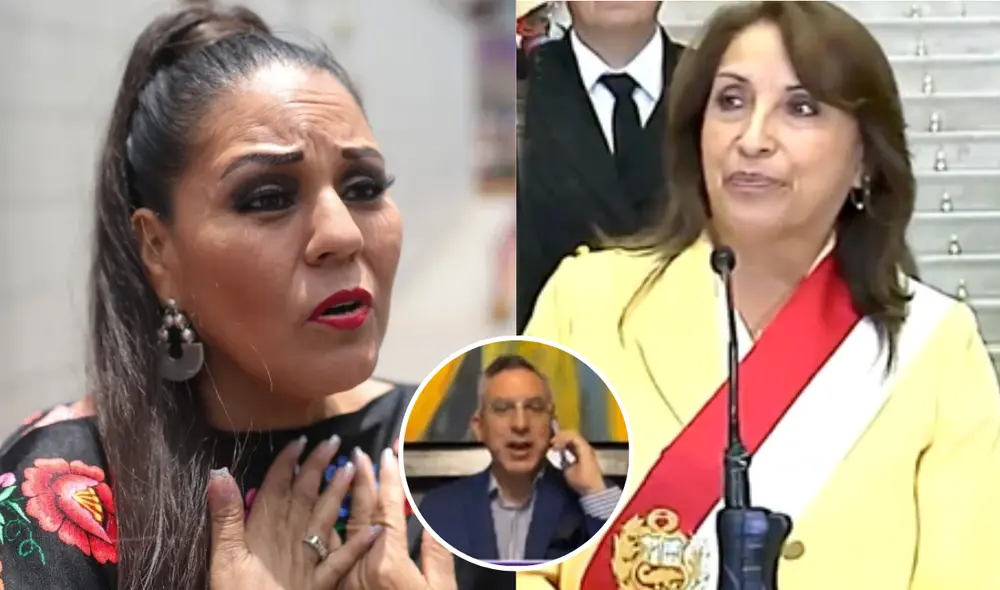 Pedro Tenorio vuelve a confundir a Dina Boluarte con Dina Paucar. Foto: composición LR/ captura de Latina/ GLR