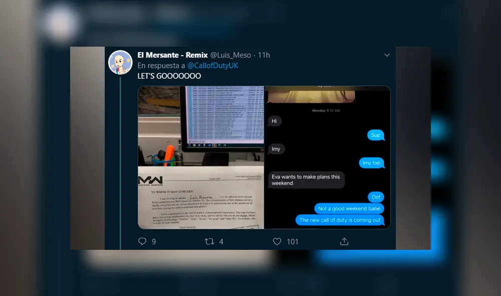 ¿Quieres faltar a donde tengas que ir para quedarte en casa jugando Call of Duty Modern Warfare? Activision tiene la solución.