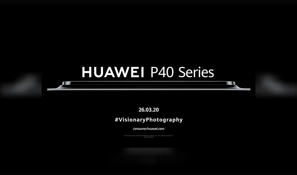 La presentación virtual de la serie Huawei P40 se transmitirá en vivo este 26 de marzo.