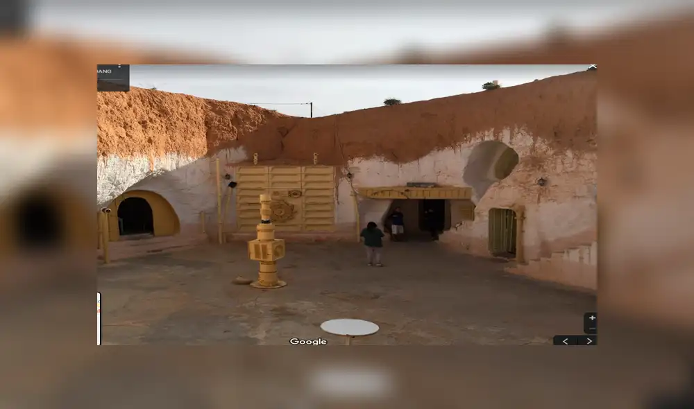 Desliza para ver las locaciones de Star Wars que captó Google Maps. Foto: Captura. Desliza para ver las locaciones de Star Wars que captó Google Maps. Foto: Captura.