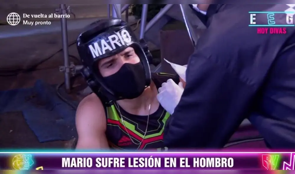 Mario Irivarren se disloca el hombro en Esto es guerra. | FOTO: Captura América TV.
