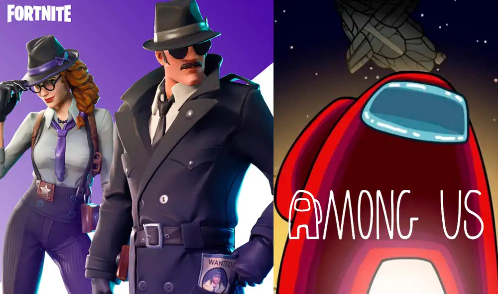 Espía Interior es el nuevo modo de juego por tiempo limitado que recibió Fortnite el pasado 15 de diciembre, cuya jugabilidad es similar a Among Us. Foto: composición La República