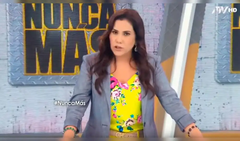 Andrea Llosa indignada con frase de Tony Rosado donde afirma que violentó a su esposa