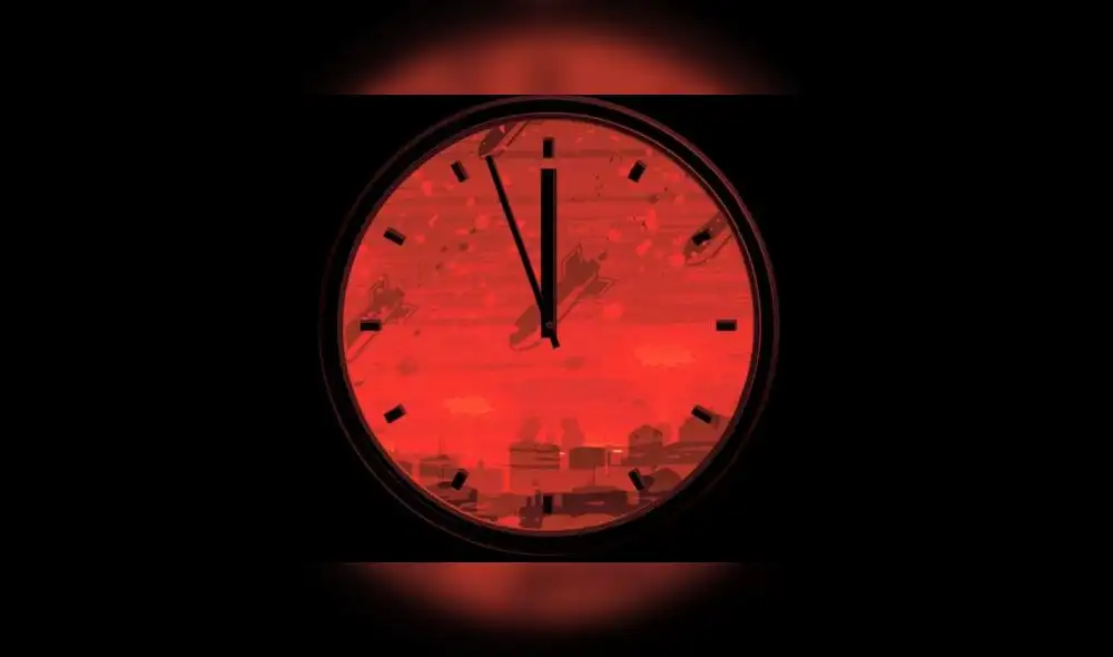 El Reloj del Apocalipsis es ajustado por un grupo de prestigiosos científicos para simbolizar qué tan cerca estamos de nuestra destrucción. Imagen referencial.