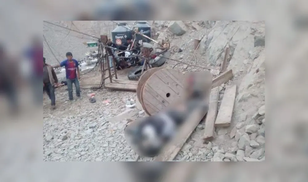 Arequipa: Seis mineros mueren tras caerse canastilla en mina de Camaná