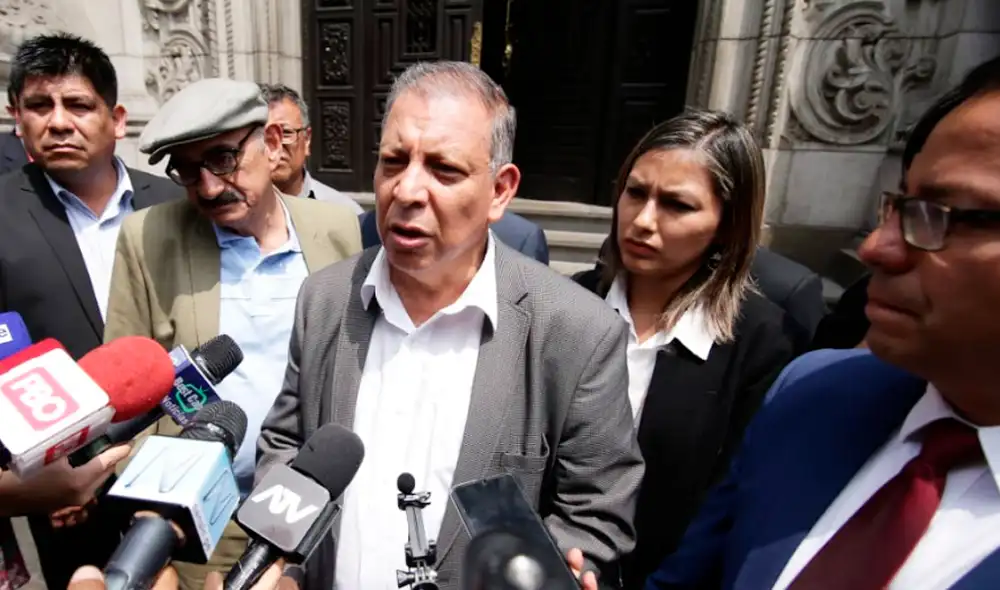 Marco Arana asistió a la reunión con el presidente Martín Vizcarra por ser presidente del Frente Amplio. Foto: John Reyes