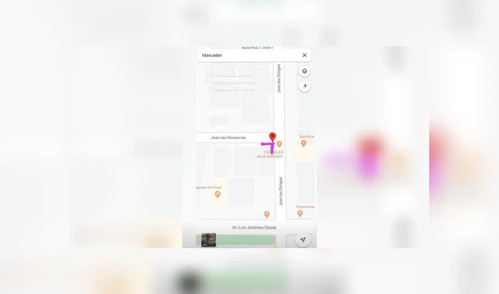 La ciudadana compartió la ubicación de la casa en sus historias de Instagram. Foto: Captura. La ciudadana compartió la ubicación de la casa en sus historias de Instagram. Foto: Captura.