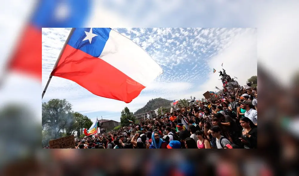 Protestas en Chile. Foto: Jorge Cerdán, enviado especial.
