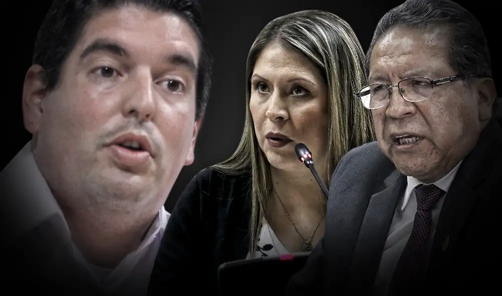 Subcomisión de Acusaciones Constitucionales admite a trámite denuncia contra fiscal Pablo Sánchez. Composición: Fabrizio Oviedo/La República.