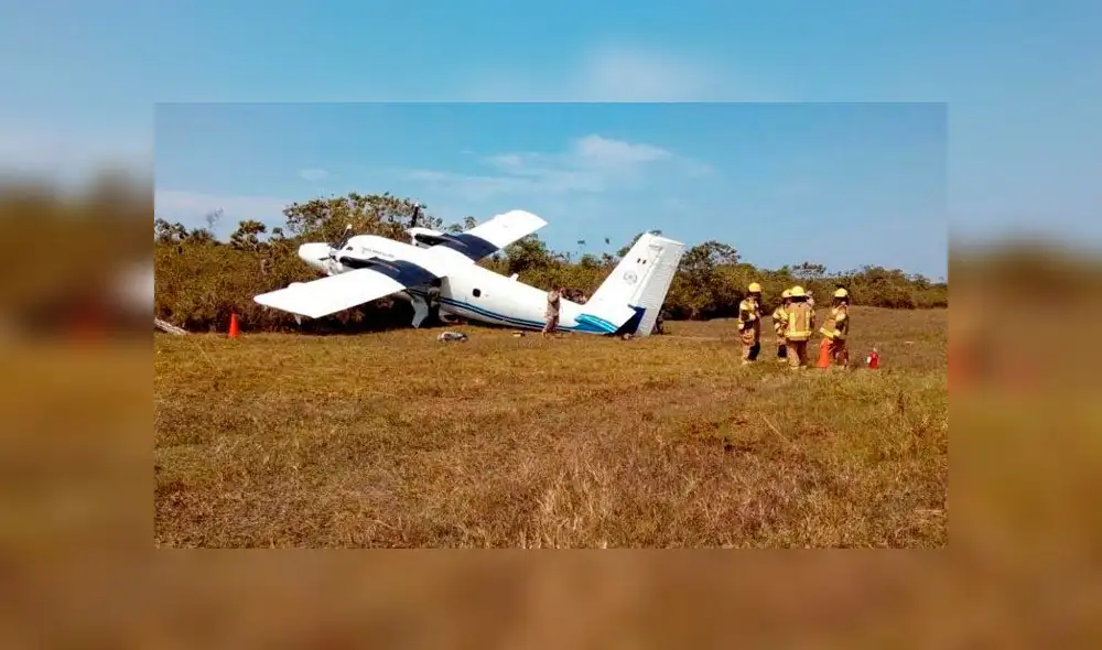 Iquitos: avioneta de la FAP sufrió un despiste durante vuelo de instrucción Iquitos: avioneta de la FAP sufrió un despiste durante vuelo de instrucción