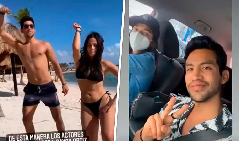 La pareja viajó a Cancún para recibir el Año nuevo. Foto: captura/Instagram