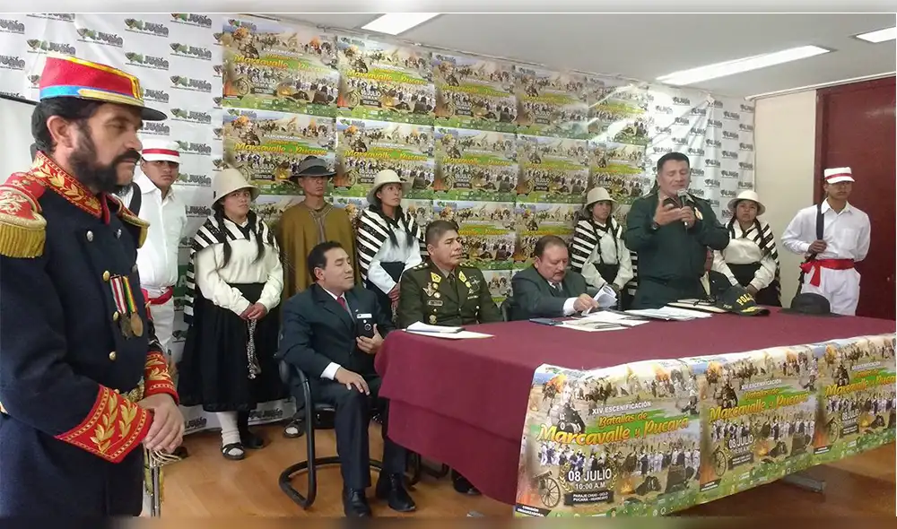 Este domingo será la escenificación de las batallas de Marcavalle y Pucará