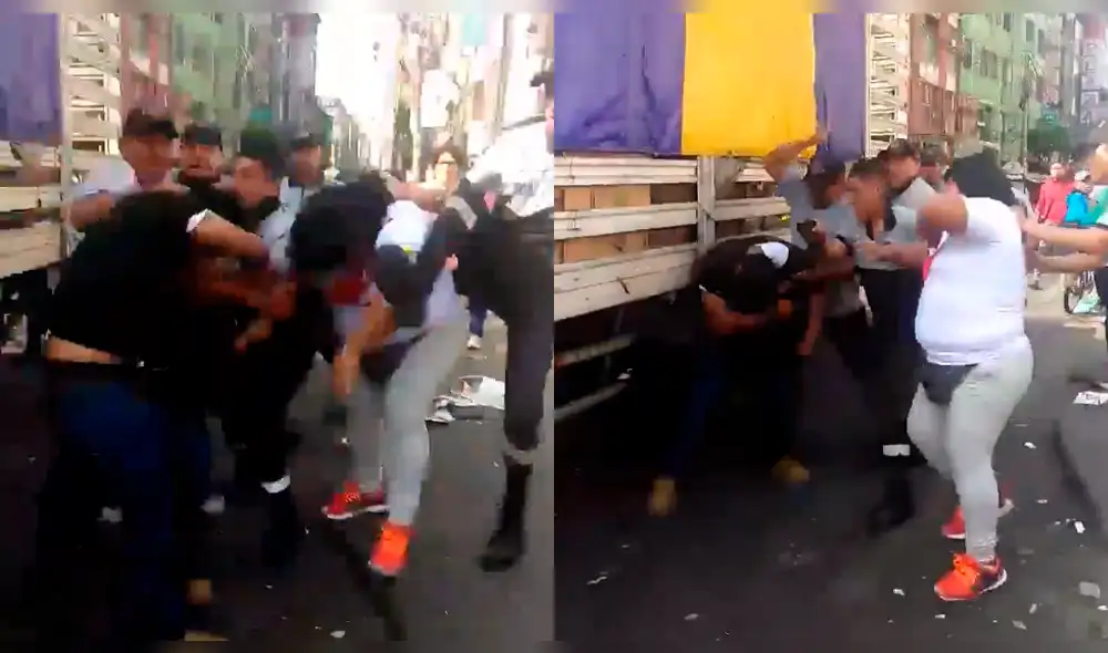 Facebook: Graban a serenos golpeando brutalmente a un vendedor ambulante [VIDEO]