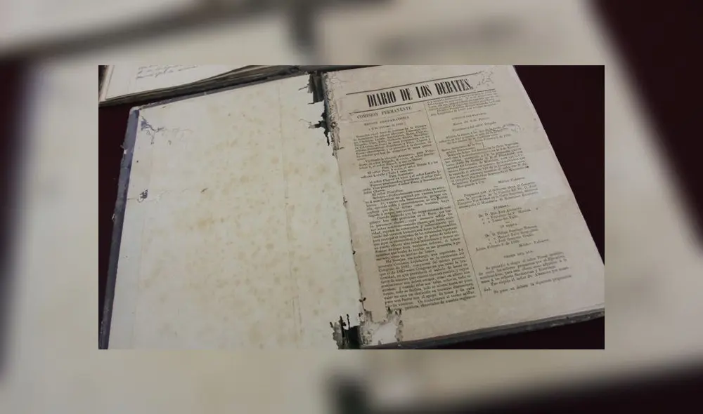 Colección consiste en libros de Vistas Fiscales y un Diario de Debates de la Cámara de Diputados y Senadores de 1864. (Foto: Archivo General de la Nación) Colección consiste en libros de Vistas Fiscales y un Diario de Debates de la Cámara de Diputados y Senadores de 1864. (Foto: Archivo General de la Nación)