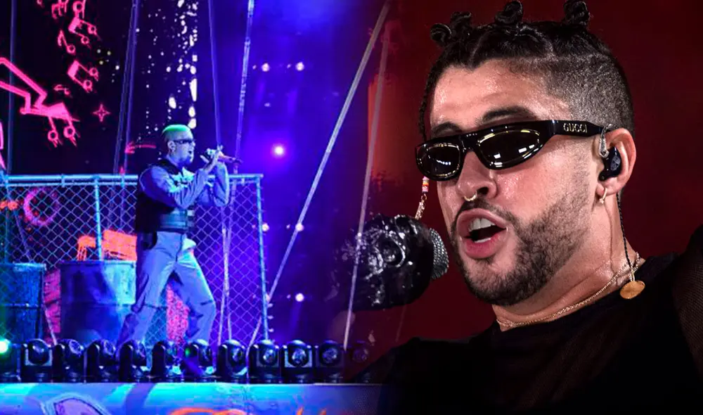 Bad Bunny viene a Perú para ofrecer dos conciertos, el 13 y 14 de noviembre, en el Estadio Nacional. Foto: difusión/AFP