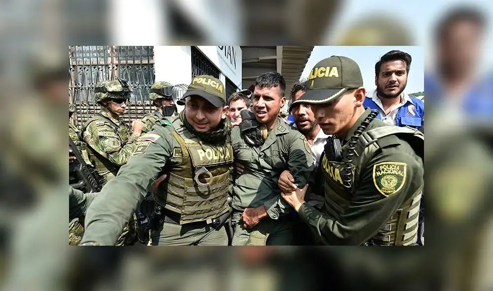 Militares venezolanos son expulsados del refugio de Colombia donde se alojaron