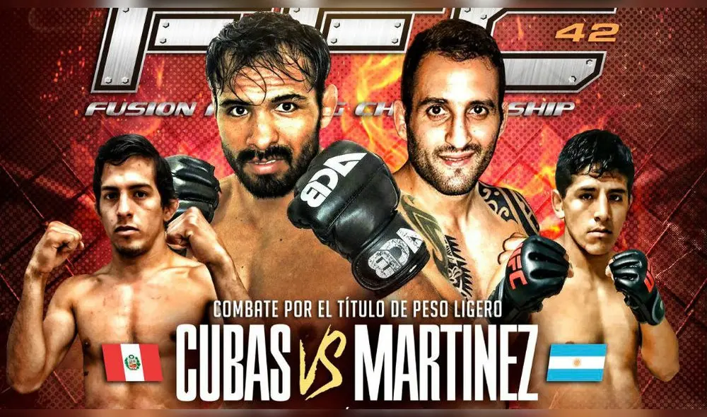 FFC 42: David Cubas enfrenta a argentino ‘Pitbull’ Martínez en el último evento del año FFC 42: David Cubas enfrenta a argentino ‘Pitbull’ Martínez en el último evento del año