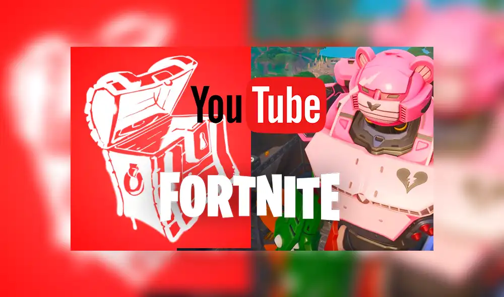 Fortnite y YouTube se unen y obsequiarán ítems a usuarios que vean videos en dicha red social.