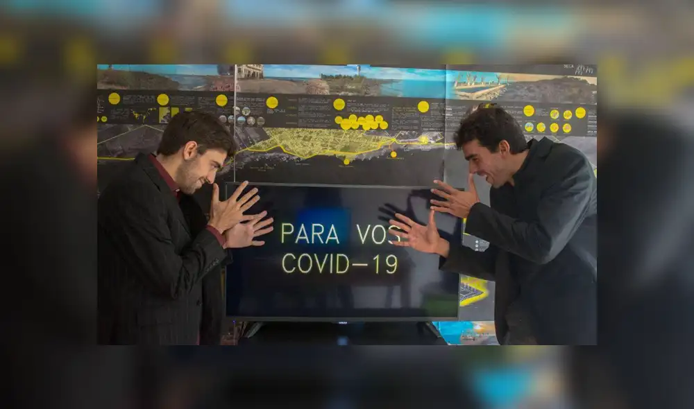 Dos estudiantes sustentaron la tesis durante la cuarentena, aprobaron con la máxima nota y se graduaron de arquitectos. Foto: TN y La Gente