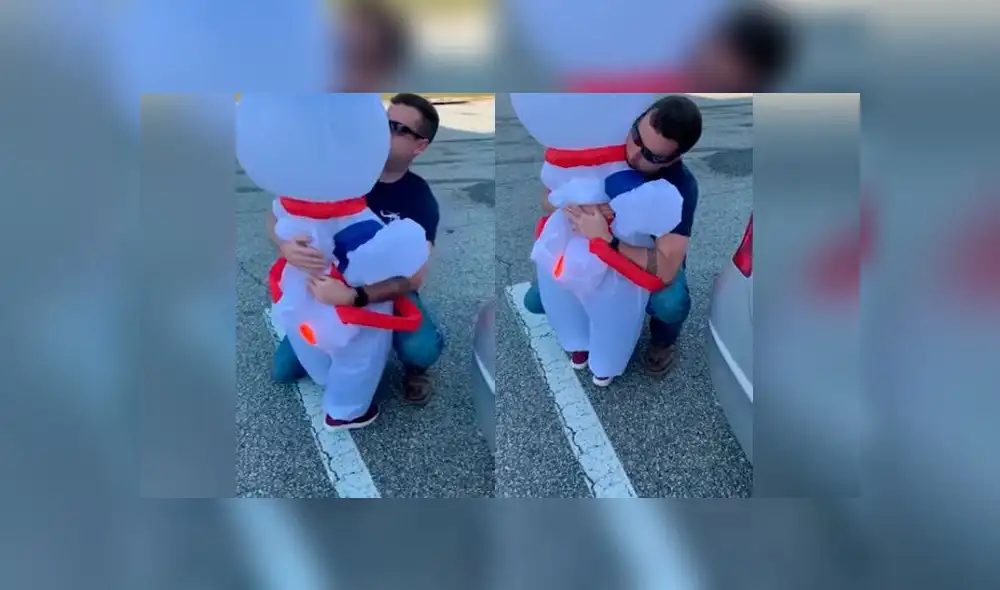 Desliza las imágenes para ver el emotivo reencuentro que tuvo un policía con su hijo a quien no veía por má de dos meses por la cuarentena. Foto: RM Videos Desliza las imágenes para ver el emotivo reencuentro que tuvo un policía con su hijo a quien no veía por má de dos meses por la cuarentena. Foto: RM Videos