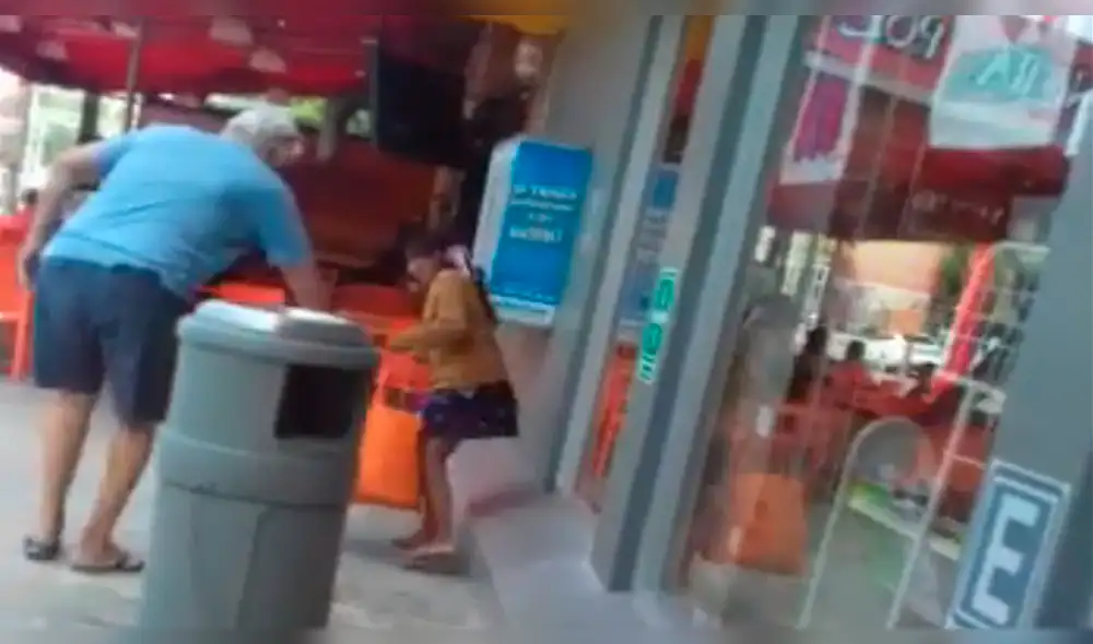 Facebook: turista rocía ácido muriático para botar a niña [VIDEO]