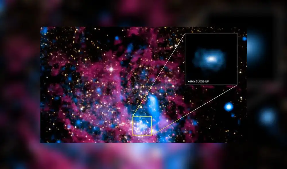 El agujero negro Sagitario*A ha presentado una actividad nunca antes observada y podría deberse al inicio de una nueva etapa. Foto: NASA.