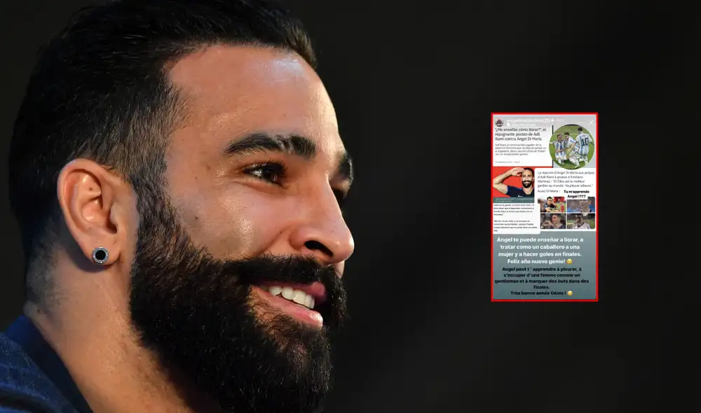 Rami envió polémicos comentarios al 'Fideo' Di María y la esposa del argentino le respondió por Instagram. Foto: composición/AFP