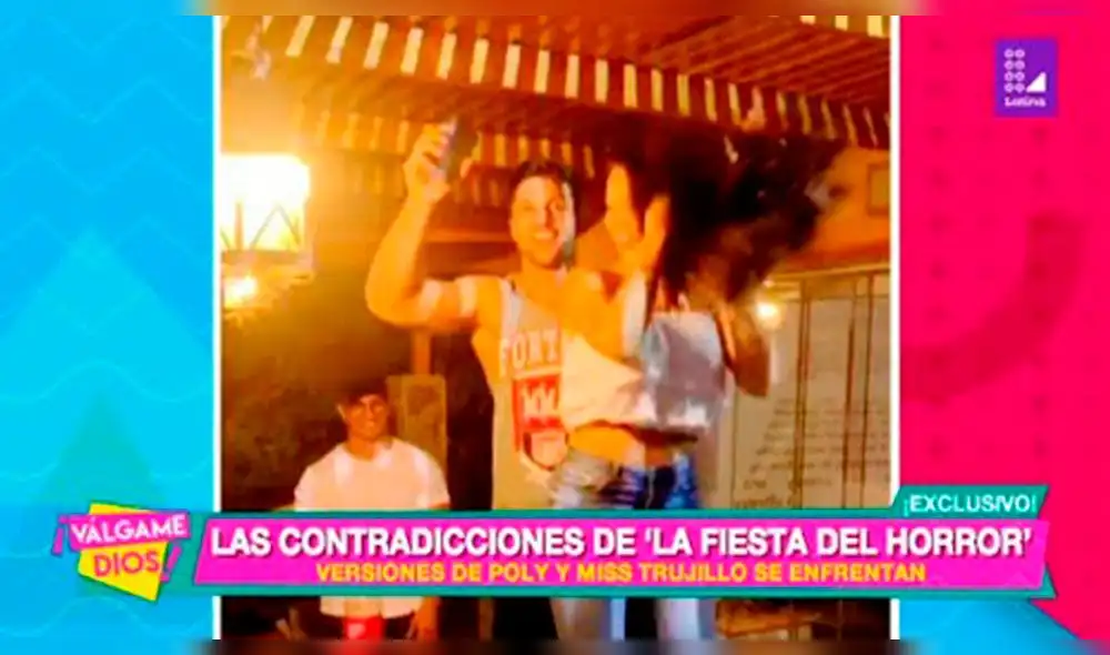 La joven modelo que estuvo en la 'fiesta del terror' fue detenida por la policía.