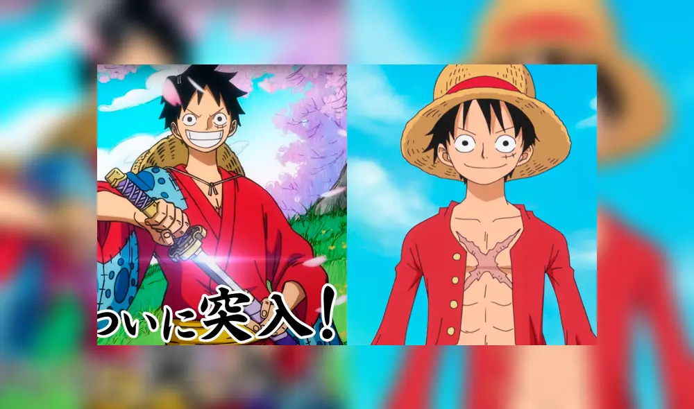 One Piece: Comparan diseños anteriores de Luffy con el de Wano [VIDEO]