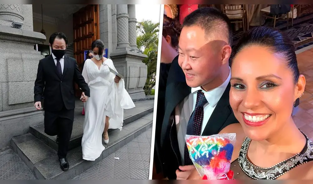 La empresaria, con quien lleva años de relación con el hijo de Alberto Fujimori, se casó esta martes en una ceremonia privada. Foto: composición La empresaria, con quien lleva años de relación con el hijo de Alberto Fujimori, se casó esta martes en una ceremonia privada. Foto: composición