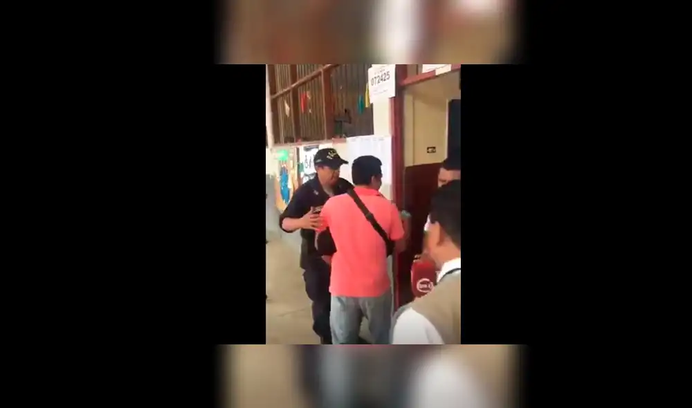 Facebook viral: ONPE lo escoge como miembro de mesa voluntario e intenta escapar aterrado [VIDEO]