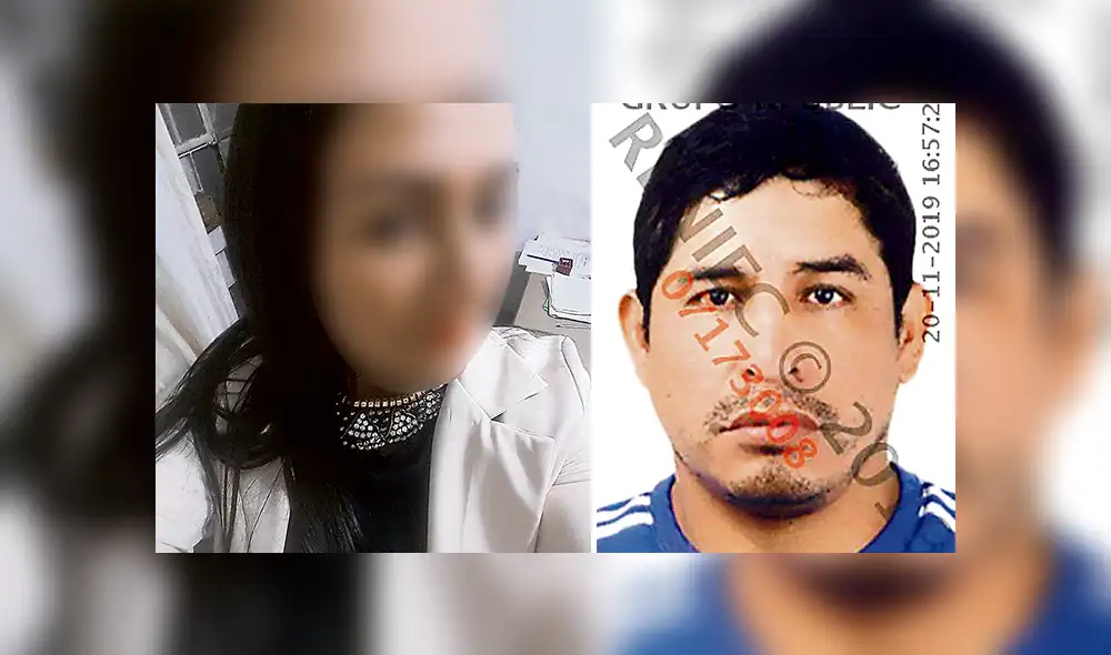 Maribel Barrera será sepultada hoy en uacho. A la derecha, el feminicida Cristóbal Minaya Araujo.