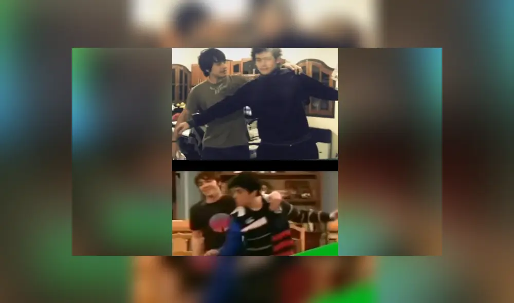 Un par de hermanos sorprendieron a miles con su curiosa imitación de Drake y Josh. Un par de hermanos sorprendieron a miles con su curiosa imitación de Drake y Josh.
