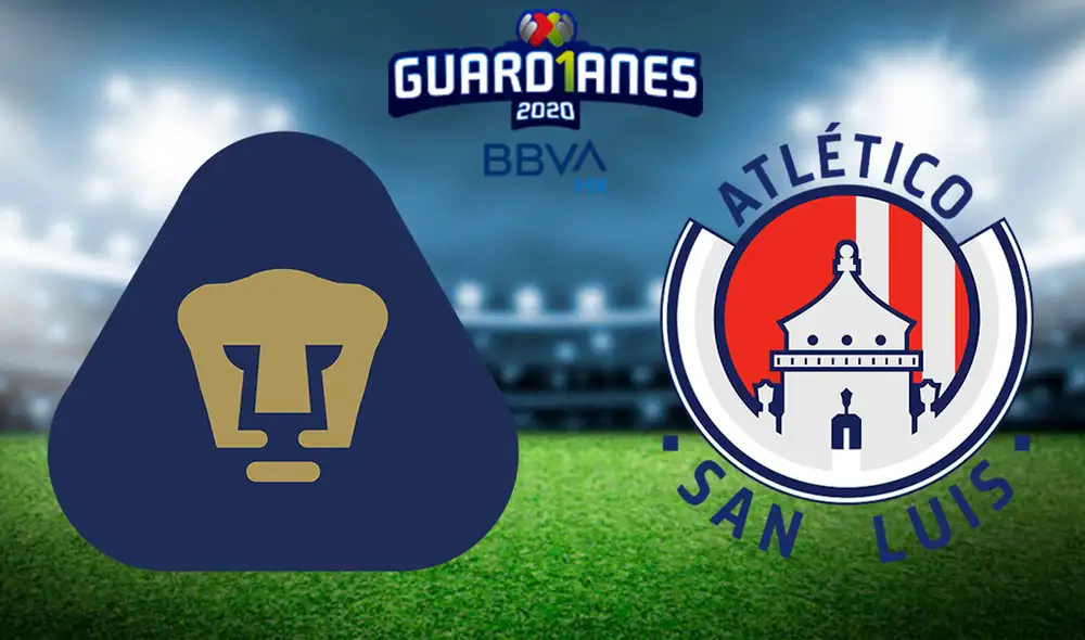 Pumas vs Atlético San Luis EN VIVO: sigue AQUÍ el partido por la fecha 10 del Torneo Guardianes 2020. Composición: GLR.