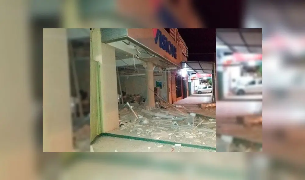 Personas lograron registrar el desastre y subir las fotos a las redes sociales. Foto: Twitter Personas lograron registrar el desastre y subir las fotos a las redes sociales. Foto: Twitter